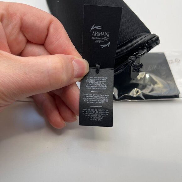 Emporio Armani Rectangular Matte Blue Mens Glasses Frames EA3213 - Picture 6 of 7